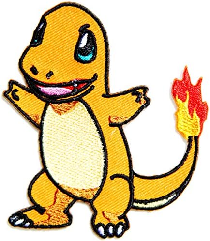 Charmander Charizard Dragon Pokemon GO Pokeball Pikachu Cartoon Comic Patch Sew Iron on Embroidered Applique Collection By PatchPremium