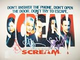 SCREAM CAST AUTOGRAPHED MOVIE PROMO COURTNEY COX DREW BARRYMORE NEVE CAMPBELL SKEET ULRICH SIGNED 8X10