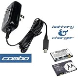 2 Pieces Value Combo Of Motorola Razr V3 V3m V3c V3i OEM Original Lithium-Ion Battery BR50 + OEM Original Home / Wall/ Travel Ac Battery Charger SPN5185