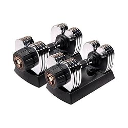 Stamina 05-2155P Chrome Versa Bell II 50 lb Pair