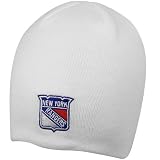 Reebok New York Rangers Basic Logo Knit Beanie - White