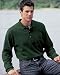Tri-Mountain Men's Big And Tall Pique Knit Long Sleeve Golf Pocket Shirt. 609