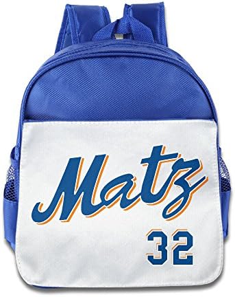 LINNA Superb New York #32 Baseball Player Kids Children School Bagpack For Boys And Girls RoyalBlue