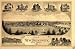 City of New Brunswick, New Jersey / Packard & Butler Lith. Philada., large historic panoramic map reprint measured in inches 55x36