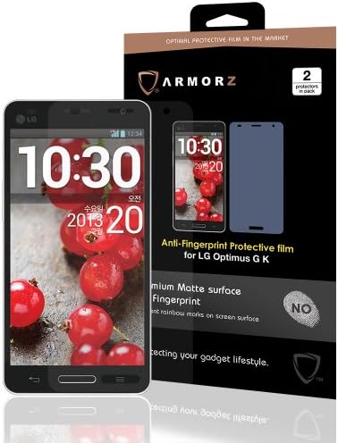 ARMORZ Anti-Fingerprint Screen Protector for LG Optimus G K (Two Pack) (Anti-Glare)