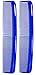 JUVITUS Large Coarse/Fine Tooth Power Comb - Blue, 2 Pack