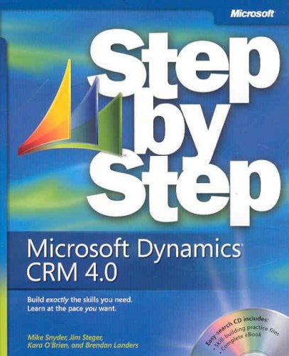Cover image : Microsoft Dynamics CRM 4.0 Step by Step (Step By Step (Microsoft))