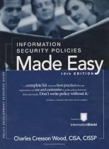 Information Security Policies Made Easy, Version 10