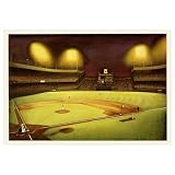 Good Sports Art New York Giants Polo Grounds Nocturne Lithograph