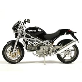 Click here to buy Ducati Monster S4 (Black or Red) 1:12 scale diecast motorcycle by Newray by Newray.