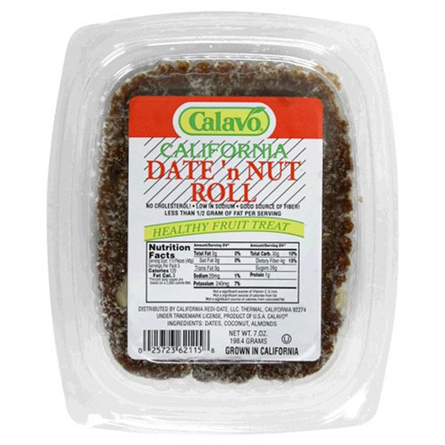 Calavo Date Nut Roll, 7-Ounce Units (Pack of 24) by Calavo
