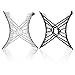Hairzing Ponytailer 2-pack- Black / Silver- Snug - The Patented Original
