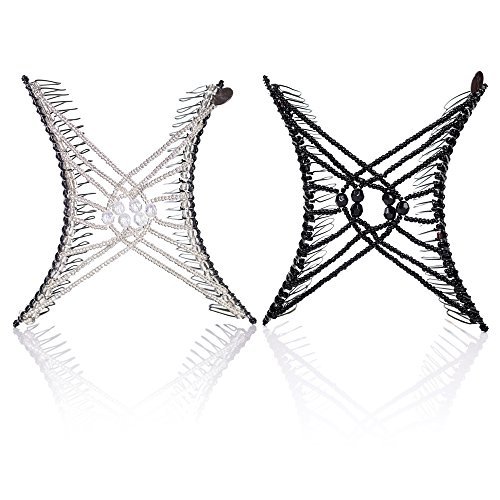Hairzing Ponytailer 2-pack- Black / Silver- Snug - The Patented Original