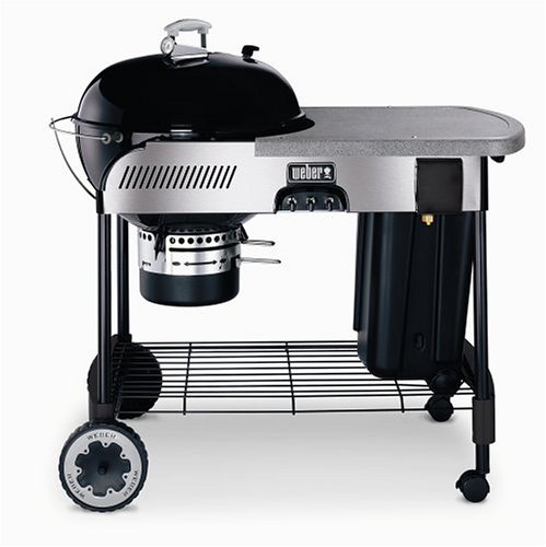 Weber 841001 22 1/2-Inch Performer Charcoal Grill with Touch-N-Go Propane Ignition, Black
