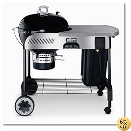 Weber 841001 22 1/2-Inch Performer Charcoal Grill with Touch-N-Go Propane Ignition, Black