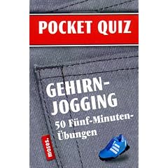 Gehirnjogging. Pocket Quiz. 50 Fünf-Minuten-Übungen. Für Erwachsene (Spiel)