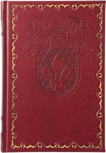 Classic Fleur-de-lis Journal Diary, Fully Embossed, Gilded Lined Pages, 6x8, Burgundy
