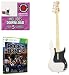 Mad Catz Rock Band 3 Bass Bundle - Includes: Red Hot Chili Peppers Bonus Tracks, Full Game, and Fender Precision Bass Guitar Controller Classic White for Xbox 360