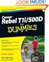 Canon EOS Rebel T1i/500D For Dummies