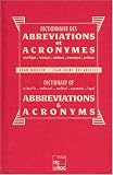 Revue Intercept Ltd  / Dictionnaire des abréviations et acronymes