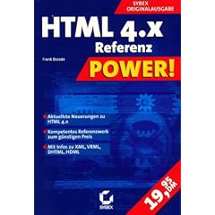 HTML 4.01 Referenz Power