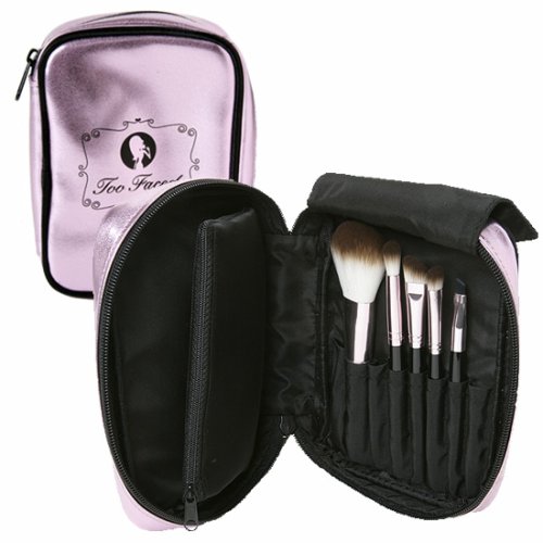 Too Faced - Foiled Make-up Bag with Brushes Set