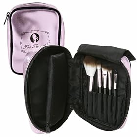 Too Faced - Foiled Make-up Bag with Brushes Set