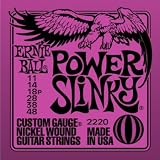 Ernie Ball 2220 Power Slinky Nickel Round Wound Electric Guitar Strings