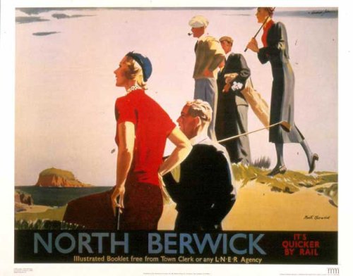 North Berwick, Art Poster by British Rail