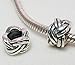 Celtic Knot Style .925 Sterling Silver Bead Charm