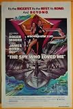 SPY WHO LOVED ME one-sheet movie poster '77 Roger Moore as Bond