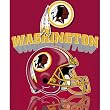 Washington Redskins Light Weight Fleece NFL Blanket (Grid Iron) (50x60")"