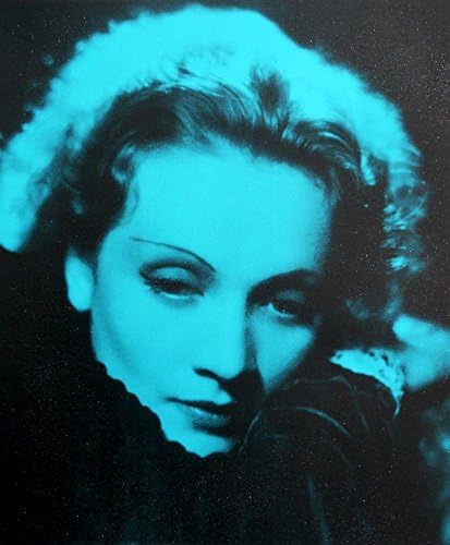 Greta Garbo III - Blue By David Studwell