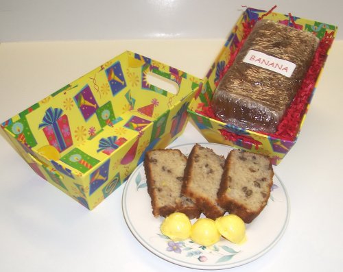 Scott's Cakes Banana Bread in a Yellow Fiesta Tray by Scott's Cakes