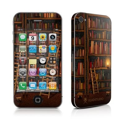 Apple iPhone 4用スキンシール【Library】