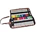 AIVN Colored Pencils, Set of 72 Assorted Colors with Canvas Pencil Holder Organizer for Students Artist Hobbyist