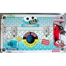 Cookie Monster TMX Friends Interactive Doll with Bonus Talking Elmo Key Ring by Sesame Street