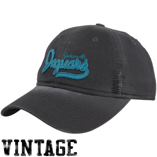Reebok Jacksonville Jaguars Ladies Charcoal Retro Slouch Adjustable Hat