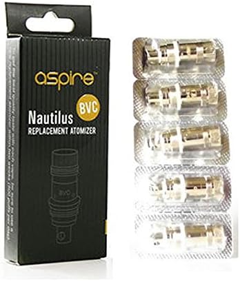 5 Pack Aspire Nautilus Series BVC Replacement Coils Head (1.8ohms)