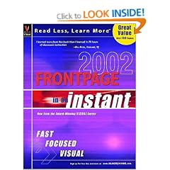 FrontPage 2002 in an Instant (In an instant)