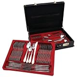 72 PC GOLD TRIM FLATWARE SET