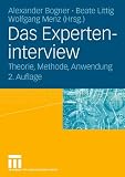 Das Experteninterview: Theorie, Methode, Anwendung