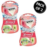 2x Wilkinson Sword 70007170 Xtreme 3 Beauty Coconut Dream Disposable Razor 4s