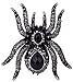 Angel Jewelry Women's Crystal Halloween Spider Pin Brooch Pendants
