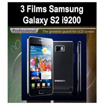 3 Film Protection Ecran Samsung galaxy S2 i9200 [Appareils électroniques]