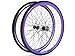 EighthInch Amelia Track Wheelset w/Tires & Cog Purple Fixed Gear MSW/NMSW