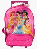 Disney Princess Rolling Backpack School Bag : 6 Princess