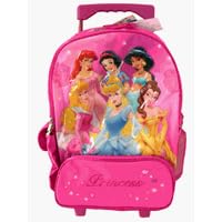Disney Princess Rolling Backpack School Bag : 6 Princess by Disney Princesses