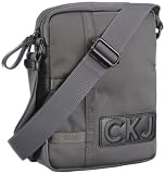 Calvin Klein Jeans Toutchy, Sac port&eacute; crois&eacute; - Gris, Synth&eacute;tique