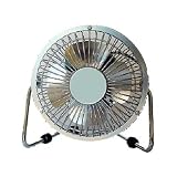 Massey 4" Personal High Velocity Fan, Gray/Silver, Now Sold as PMX